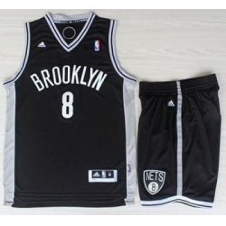 Brooklyn Nets 8 Deron Williams Black Revolution 30 Swingman Jerseys Shorts NBA Suits