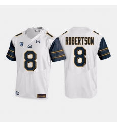 California Golden Bears Demetris Robertson College Football White Jersey