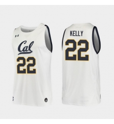 Men California Golden Bears Andre Kelly Replica White College Basketball 2019 20 Jersey