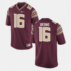 Florida State Seminoles Chris Weinke Alumni Football Game Garnet Jersey