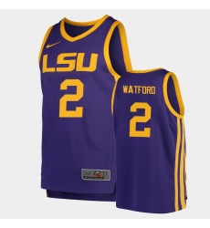 LSU Tiger Trendon Watford Purple Replica Men'S Jersey