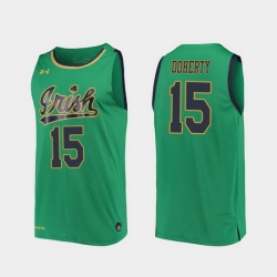 Men Notre Dame Fighting Irish Chris Doherty Replica Kelly Green College Basketball 2019 20 Jersey