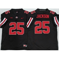 Men Ohio State Buckeyes 25 Lamar Bo Jackson Black 2025 F U S E  Limited Stitched Jersey