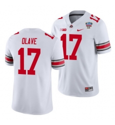 Ohio State Buckeyes Chris Olave White 2021 Sugar Bowl College Football Jersey