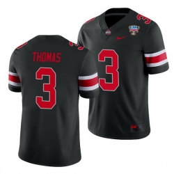 Ohio State Buckeyes Michael Thomas Black 2021 Sugar Bowl College Football Jersey