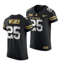 Ohio State Buckeyes Mike Weber Black Golden Edition Jersey