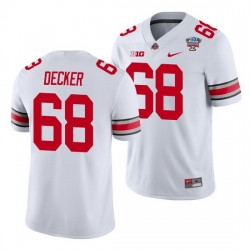 Ohio State Buckeyes Taylor Decker White 2021 Sugar Bowl College Football Jersey