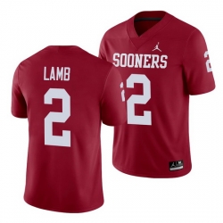 Oklahoma Sooners Ceedee Lamb Crimson Alumni Men'S Jersey