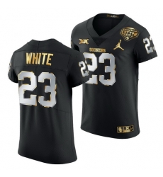 Oklahoma Sooners Dashaun White Black 2020 Cotton Bowl Classic Golden Edition Jersey