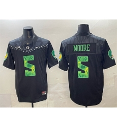 Men Oregon Ducks 5 Dakorien Moore Black F U S E  Vapor Limited Stitched Football Jersey
