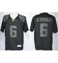 Oregon Duck 6 De'Anthony Thomas Blackout Limited NCAA Jerseys