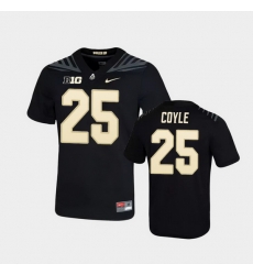 Men Purdue Boilermakers Tyler Coyle Game Football Black Jersey