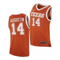 Texas Longhorns D.J. Augustin Orange Replica Texas Longhorns Jersey