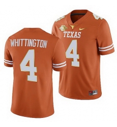 Texas Longhorns Jordan Whittington Orange 2021 Red River Showdown Men Jersey