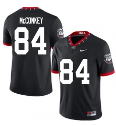 2020 Men #84 Ladd McConkey Georgia Bulldogs Mascot 100th Anniversary College Football Jerseys Sale-B