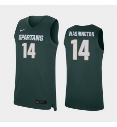 Michigan State Spartans Brock Washington Green Replica Men'S Jersey