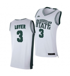 Michigan State Spartans Foster Loyer White Limited Retro Michigan State Spartans Jersey