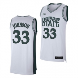 Michigan State Spartans Magic Johnson White Retro Limited Men'S Jersey