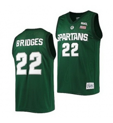 Michigan State Spartans Miles Bridges Green Commemorative Michigan State Spartans Jersey