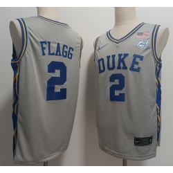 Duke Blue Devils  #2 Cooper Flagg Gray