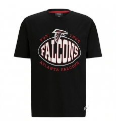 Men Atlanta Falcons Black BOSS X Trap T Shirt