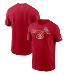 Men San Francisco 49ers Scarlet Super Bowl LVIII Local T Shirt