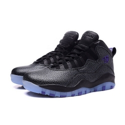 Jordan 10 Retro Men Shoes Black Mirror