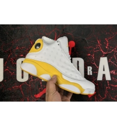 Air Jordan 13 Fred Jones Pacers PE White Yellow Cheap Sale