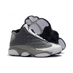 Air Jordan 13 Retro Men Shoes Grey White