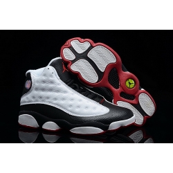 Air Jordan 13 Shoes 2013 Mens Supper AAA White Black Red