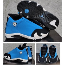 Air Jordan 14 Black Moon Blue Black Men Shoes