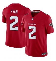 Men Atlanta Falcons  2 Matt Ryan Red 2026 New F U S E  Vapor Untouchable Limited Stitched Football Jersey