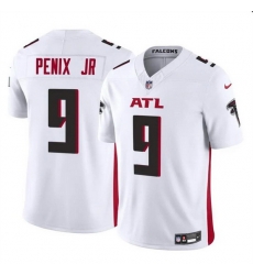 Men Atlanta Falcons 9 Michael Penix Jr White 2024 Draft F U S E Vapor Untouchable Limited Stitched Football Jersey