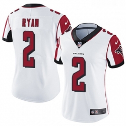 Womens Nike Atlanta Falcons 2 Matt Ryan Elite White NFL Jersey