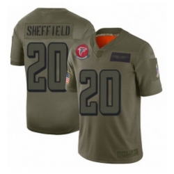 Youth Atlanta Falcons 20 Kendall Sheffield Limited Camo 2019 Salute to Service Football Jersey