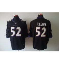 Nike Baltimore Ravens 52 Ray Lewis Black Limited NFL Jersey