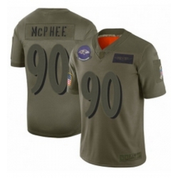 Womens Baltimore Ravens 90 Pernell McPhee Limited Camo 2019 Salute to Service Football Jersey