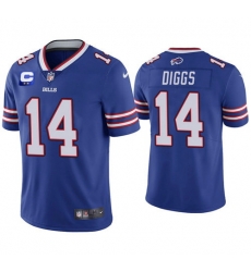 Men Buffalo Bills 2022 #14 Stefon Diggs Royal Blue With 2-star C Patch Vapor Untouchable Limited Stitched NFL Jersey