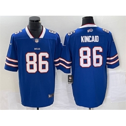 Men Buffalo Bills 86 Dalton Kincaid Blue Vapor Untouchable Limited Stitched Football Jersey