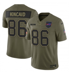 Men Buffalo Bills 86 Dalton Kincaid Olive 2025 F U S E Salute to Service Limited Stitched Football Jersey Men Buffalo Bills 86 Dalton Kincaid Olive 2025 F U S E Salute to Service Limited Stitched Football Jersey