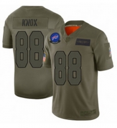 Men Buffalo Bills 88 Dawson Knox Limited Camo 2019 Salute to Service Football Jersey