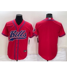 Men Buffalo Bills Blank Pink Stitched Jersey