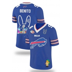 Men Buffalo Bills Royal 2025 2026 Bowl LX Print Jersey