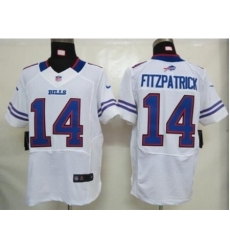 Nike buffalo bills 14 ryan fitzpatrick white Elite NFL Jersey