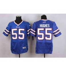 nike nfl jerseys buffalo bills 55 hughes blue[Elite][hughes]