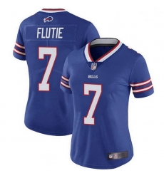 Women Buffalo Bills Doug Flutie Royal Limited Team Color Vapor Untouchable Jersey