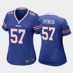 women a.j. epenesa buffalo bills royal game jersey 