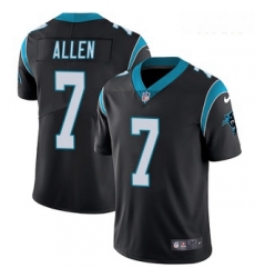 Kyle Allen Men Carolina Panthers Nike Team Color Vapor Untouchable Jersey Limited Black