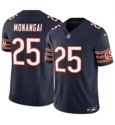 Men Chicago Bears 25 Kyle Monangai Navy 2025 F U S E Vapor Untouchable Limited Stitched Football Jersey Men Chicago Bears 25 Kyle Monangai Navy 2025 F U S E Vapor Untouchable Limited Stitched Football Jersey