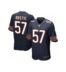 Nike Chicago Bears 57 Jon Bostic Blue Game NFL Jersey